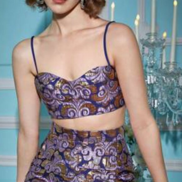 Cropped Bustier Top - Picture 2 of 6